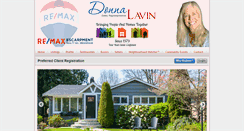 Desktop Screenshot of donnalavin.com